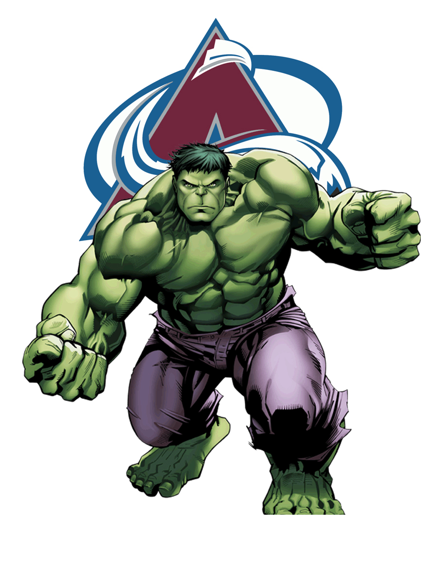 Colorado Avalanche Hulk Logo vinyl decal